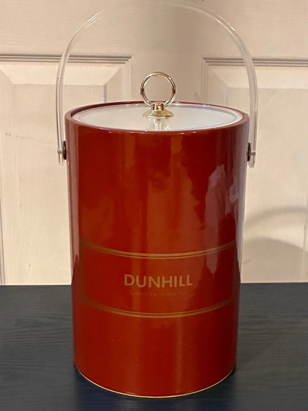 The Dunhill Ice Bucket, Rare Vintage, 1970’s Iconic Collectible